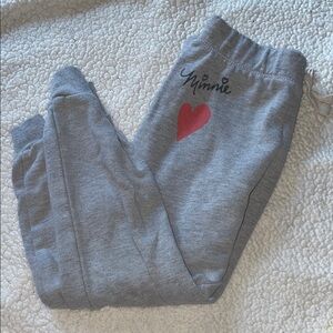 Minnie Mouse Gray Kids Joggers